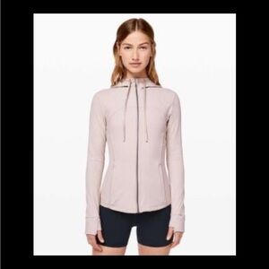 lululemon pink bliss hooded define jacket